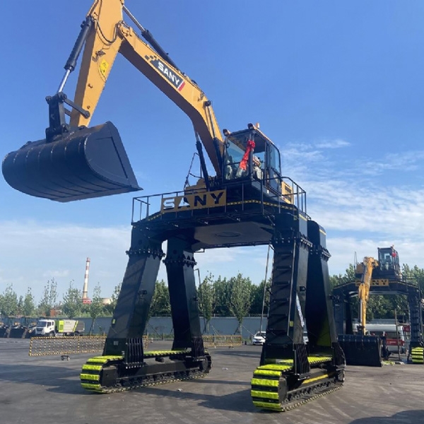 三一大长腿装置现场